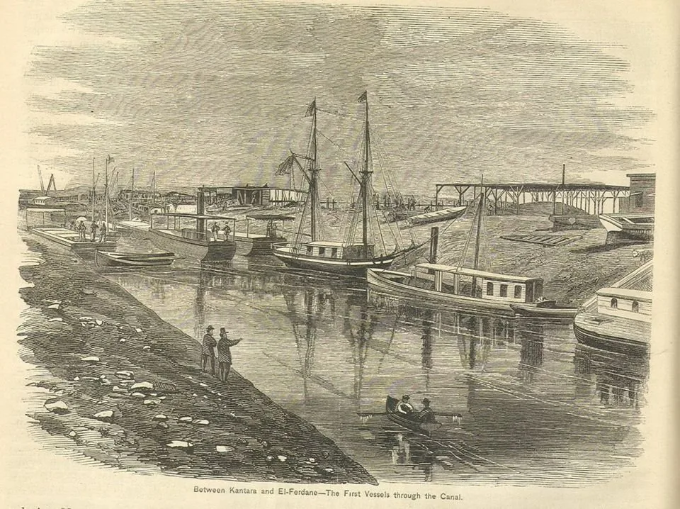 Opening of the Suez Canal