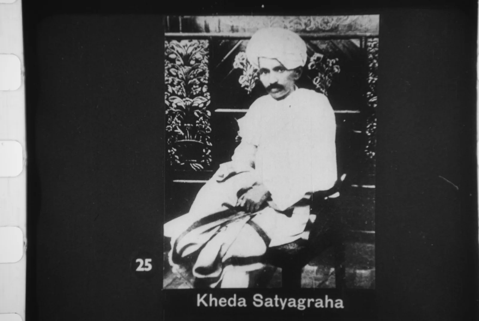 Mahatma Gandhi during the Kheda Satyagraha in 1918