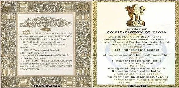 42nd Amendment Act Passed