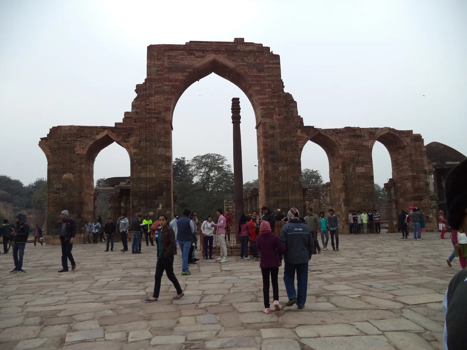 Iron Pillar of Delhi at the Qutb complex