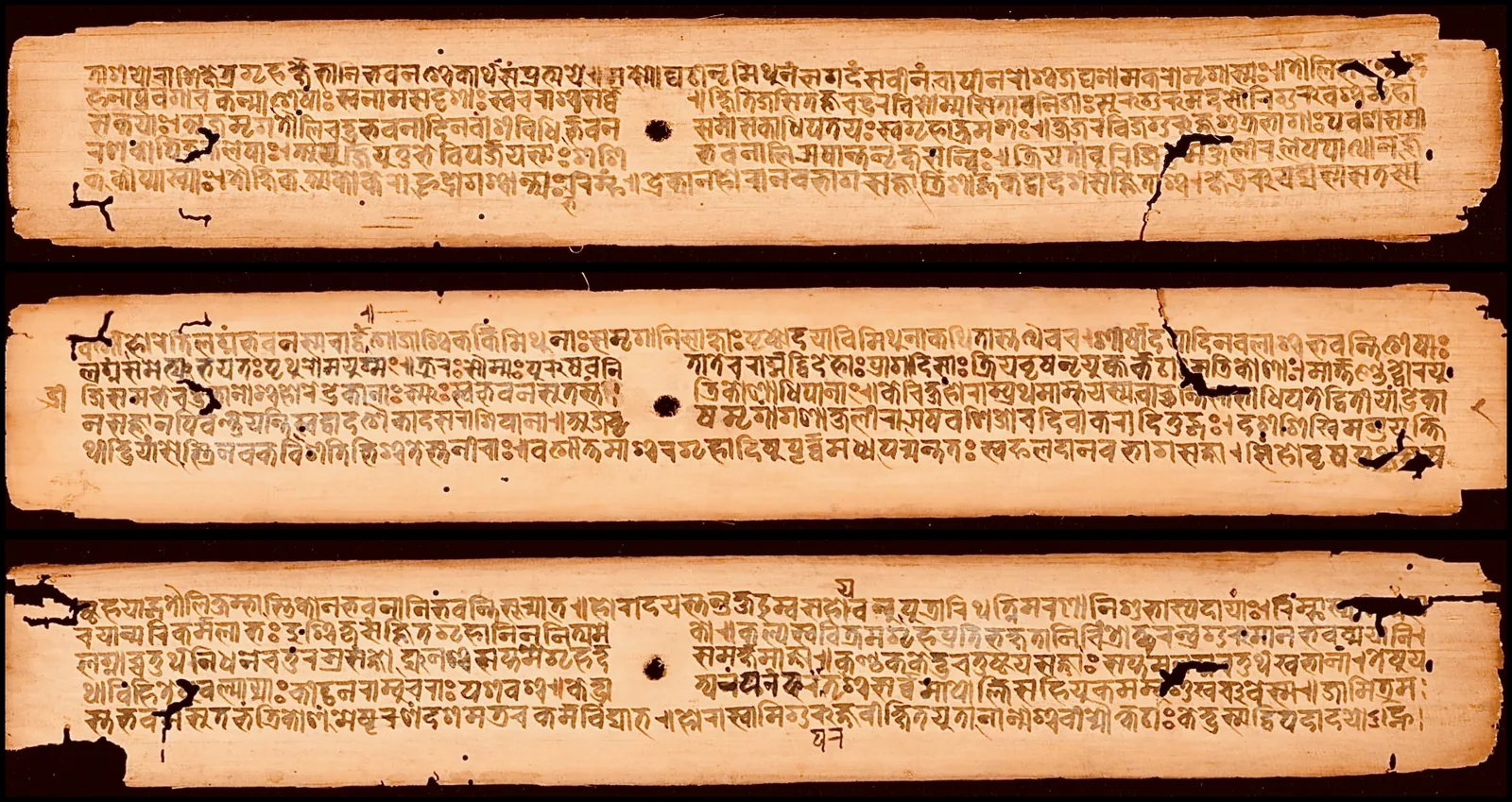 Palm-leaf manuscript copy of Varahamihira's Brihajjataka, copied in 1399 CE in Nepal