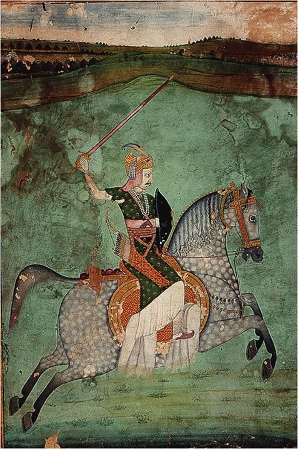 Portrait representation of Peshwa Baji Rao I dated to circa 1720–1740