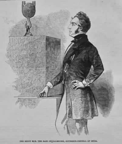 1849 Illustrated London News portrait of Lord Dalhousie