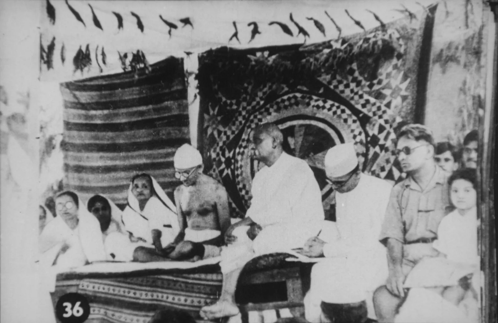Mahatma Gandhi and Vallabhbhai Patel associated with the Bardoli Satyagraha period