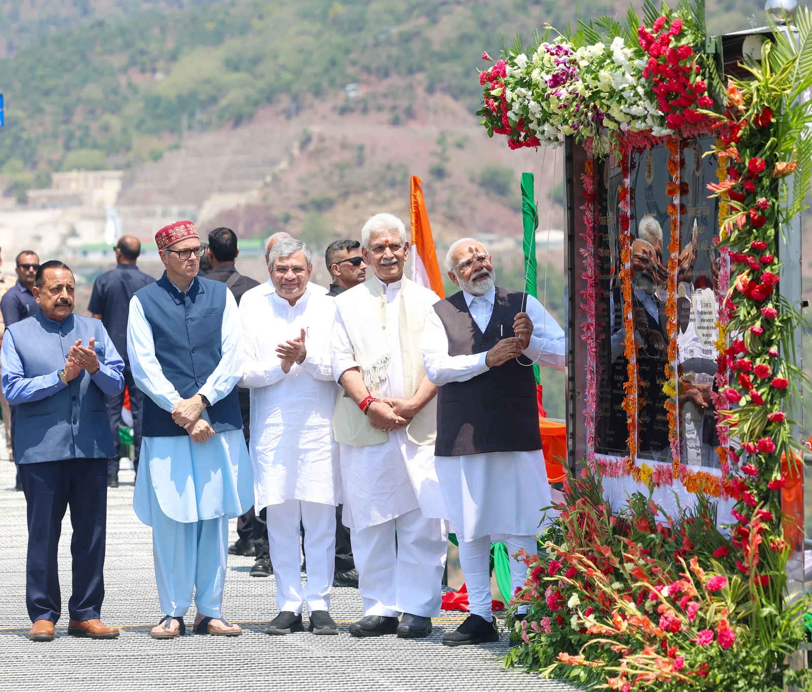 Inauguration of the Chenab Railway Bridge in Jammu and Kashmir on 6 June 2025
