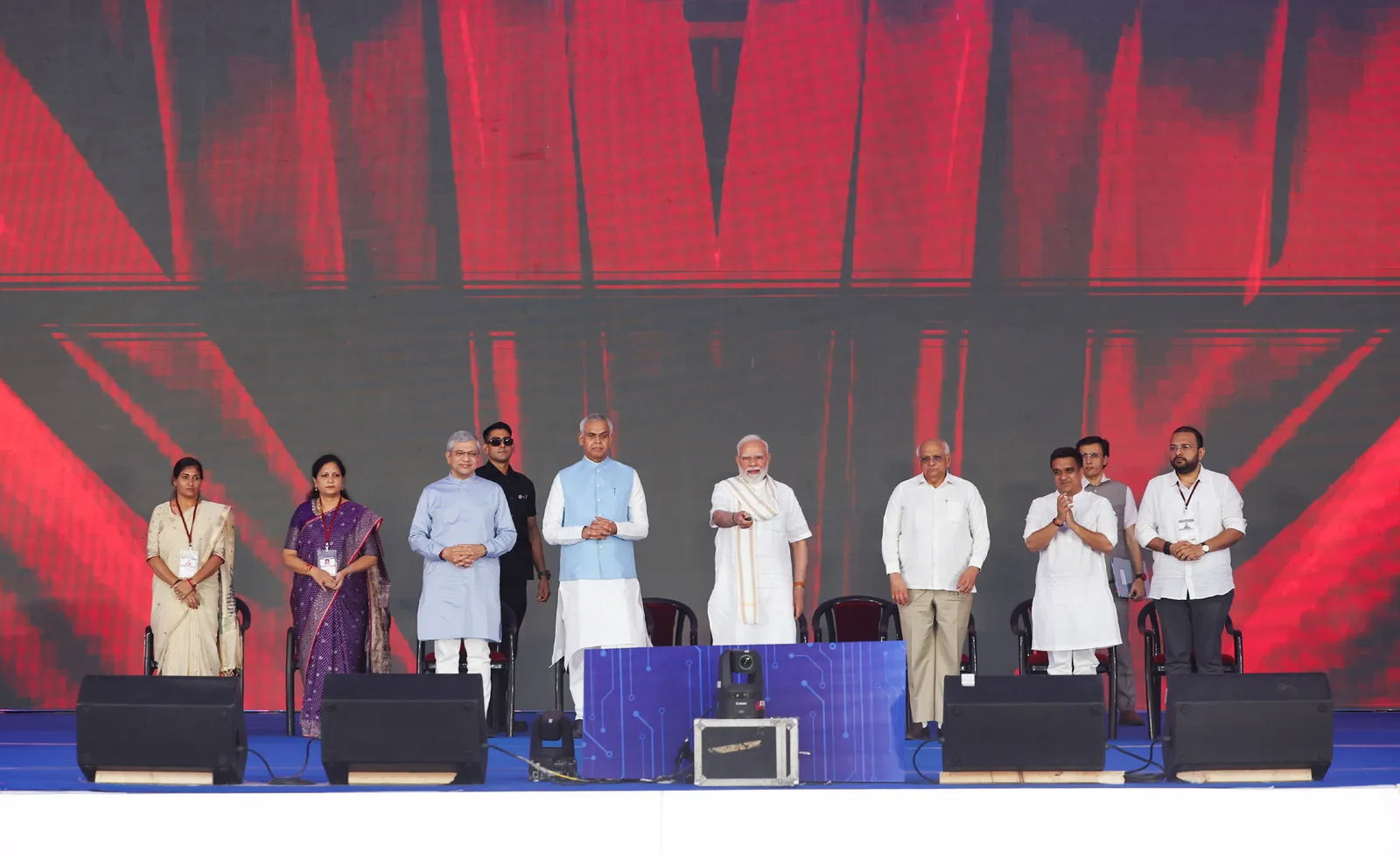 Vadodara development-project dedication programme on 8 September 2026, when the final Western Dedicated Freight Corridor sections were commissioned