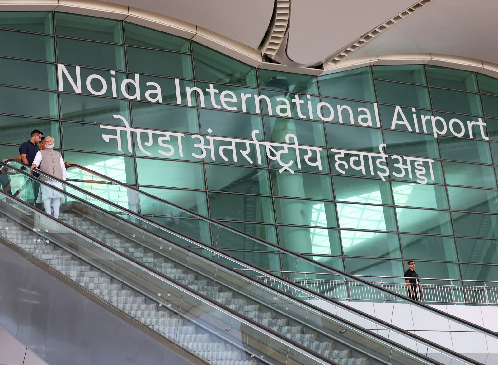 Prime Minister Narendra Modi at the inauguration of Noida International Airport, Jewar, on 28 March 2026