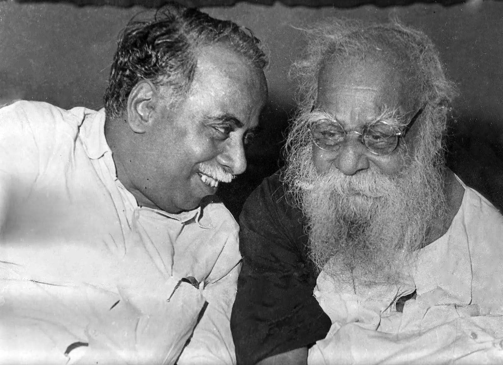 Madras State is renamed Tamil Nadu: Photo of Annadurai and Periyar before their 1949 split; earlier political context for 1969 Tamil Nadu state-name change, not a photograph of the renaming.