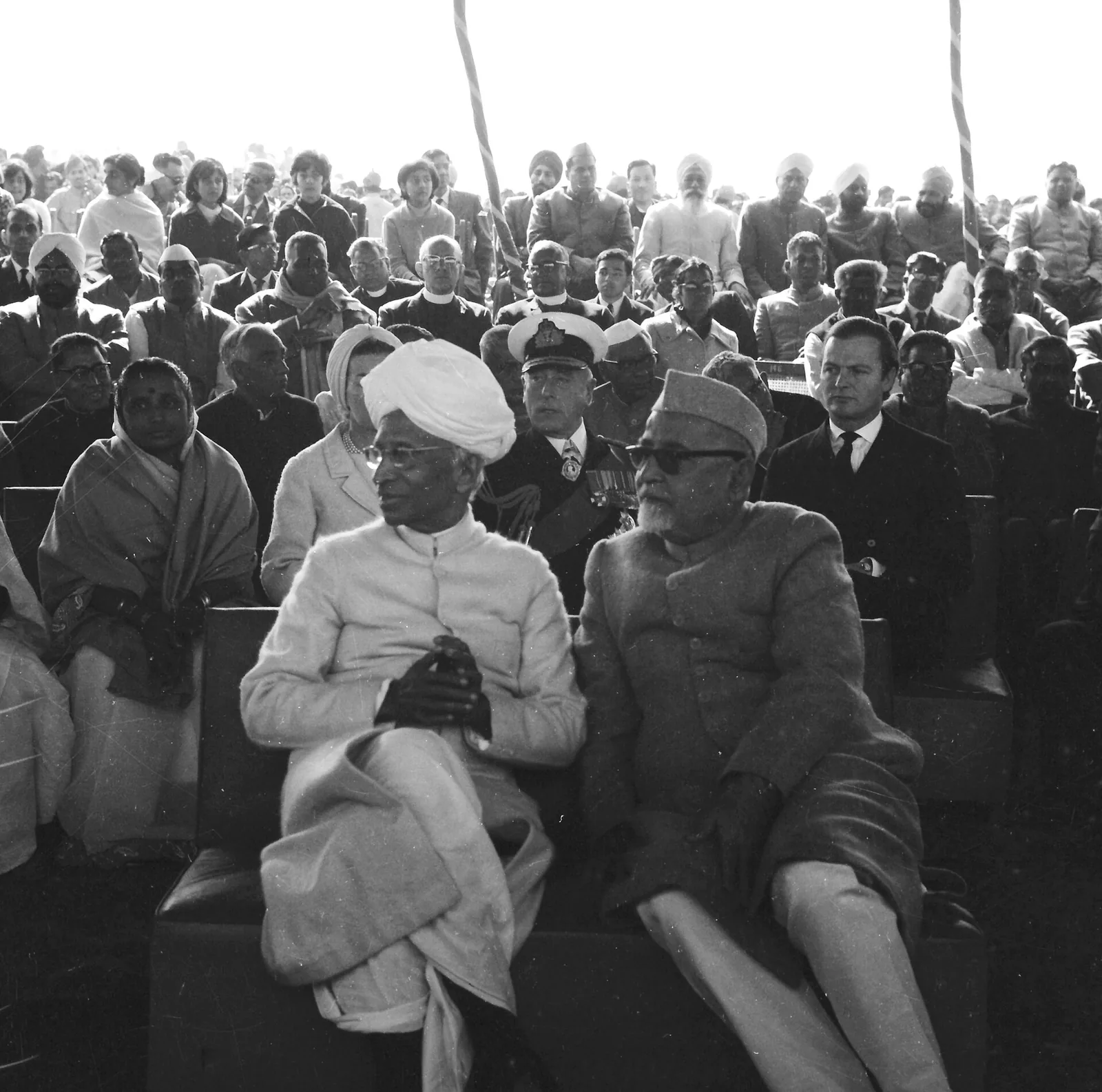 Birth of Zakir Husain is born: A photo showing Zakir Husain attending Lal Bahadur Shastri's funeral in 1966; not a photo of his birth in 1897.