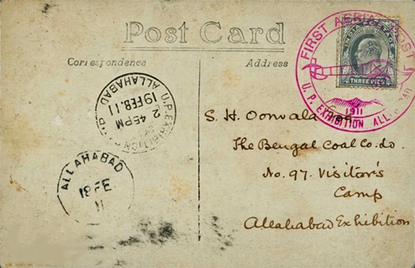 The first official air mail flight takes place from Allahabad, India to Naini, India, when Henri…: The first official air mail flight takes place from Allahabad, India to Naini, India, when Henri… — verified Wikimedia Commons asset.