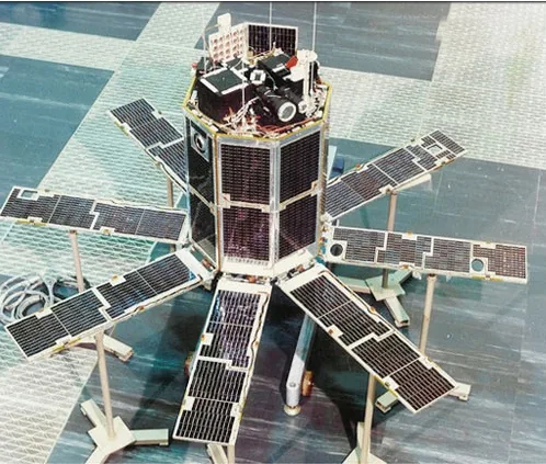 SROSS-1 launched: An image labeled SROSS-1, associated with the 1987 satellite mission; it is not necessarily launch photography.