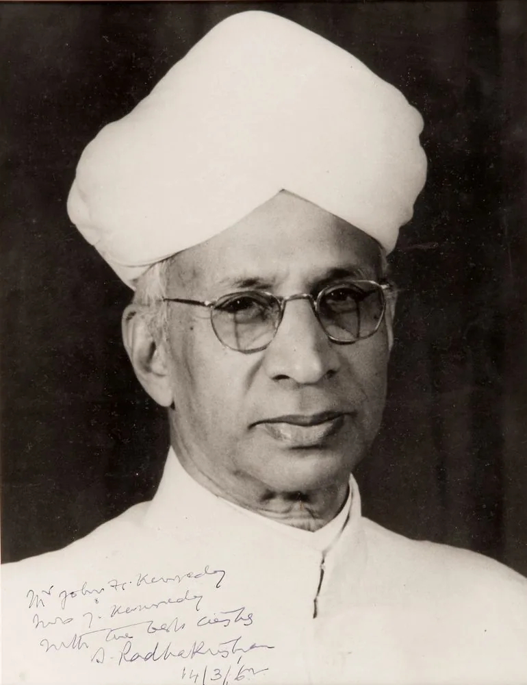 Death of Sarvepalli Radhakrishnan: Depiction of Sarvepalli Radhakrishnan associated with Death of Sarvepalli Radhakrishnan.