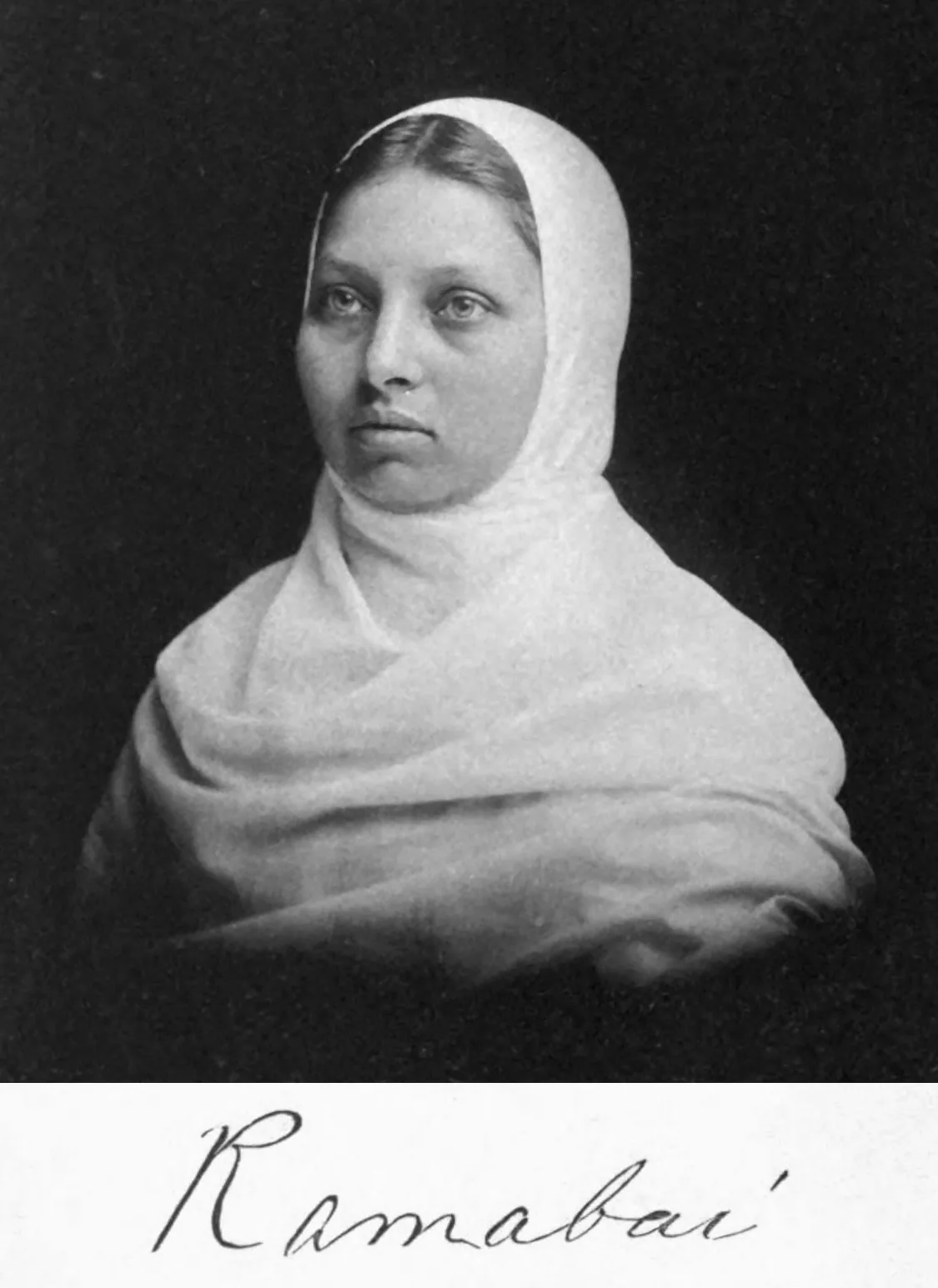 Birth of Pandita Ramabai was born: Depiction of Pandita Ramabai associated with Birth of Pandita Ramabai was born.