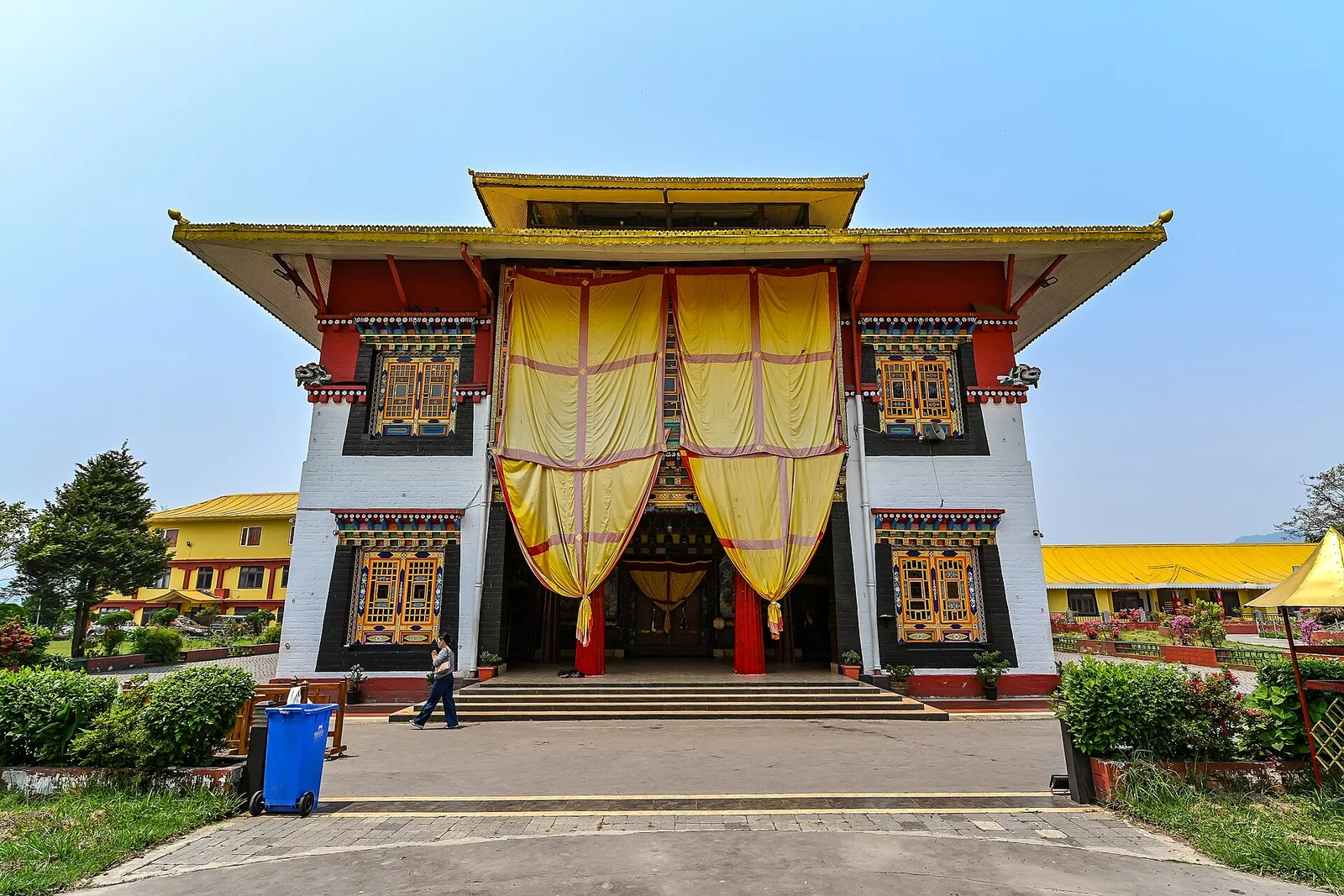Sikkim accedes to India after a referendum: 2024 photograph of Tsuklakhang Monastery in Gangtok, within the palace grounds associated with the former Chogyals of Sikkim. The royal institutions preceded Sikkim's accession to India in 1975; not a 1975 referendum or accession photograph.