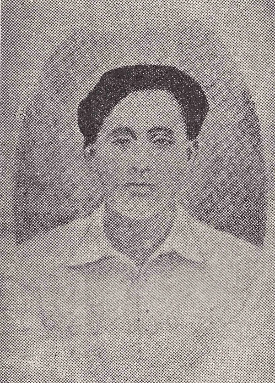 Kushal Konwar was executed by the British colonial government: Image identified as Kushal Konwar, who was executed in 1943. It is not an execution photograph.