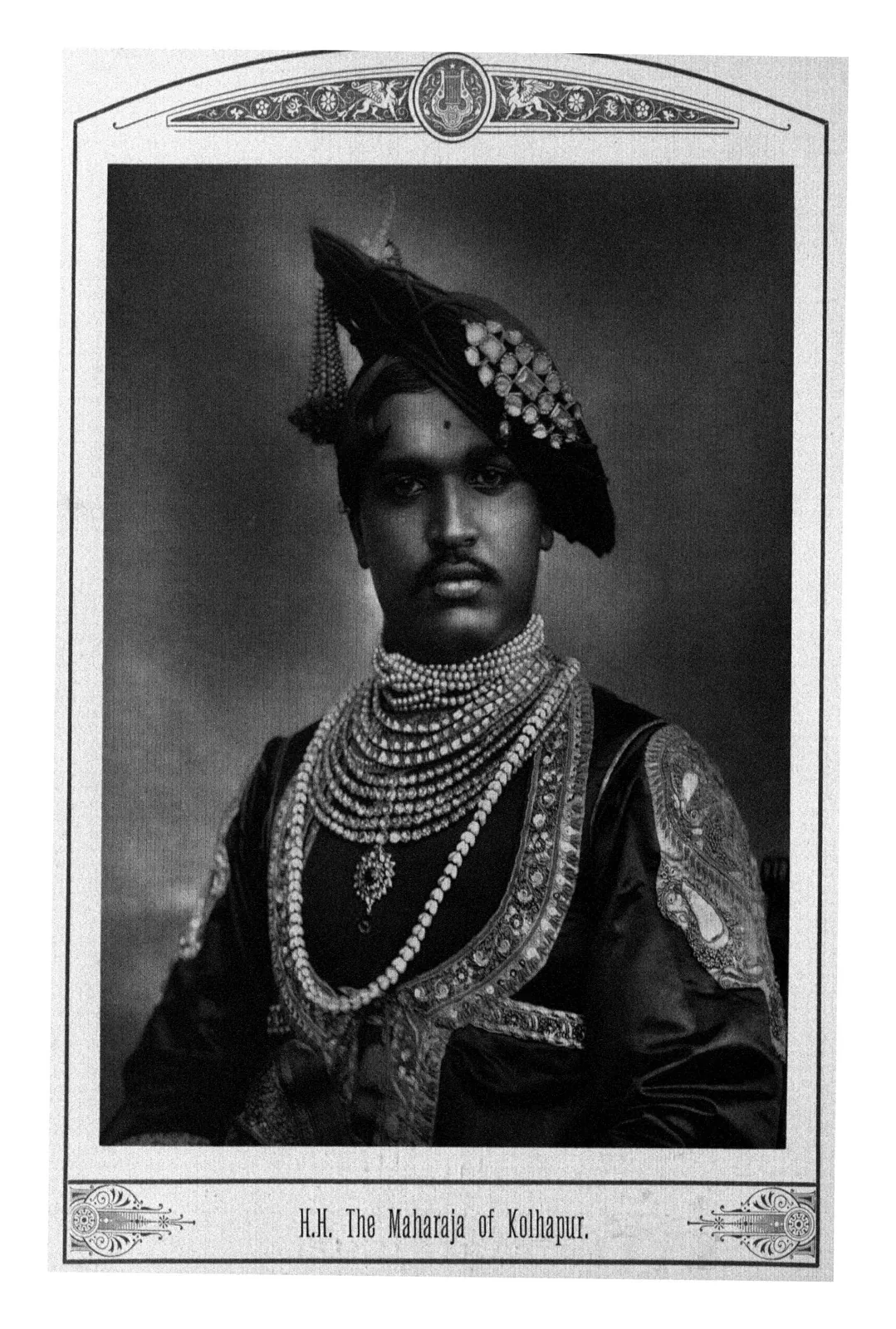 Birth of Rajarshi Shahu Maharaj is born: Portrait published in 1903 of Rajarshi Shahu Maharaj, whose birth is the 1874 event.