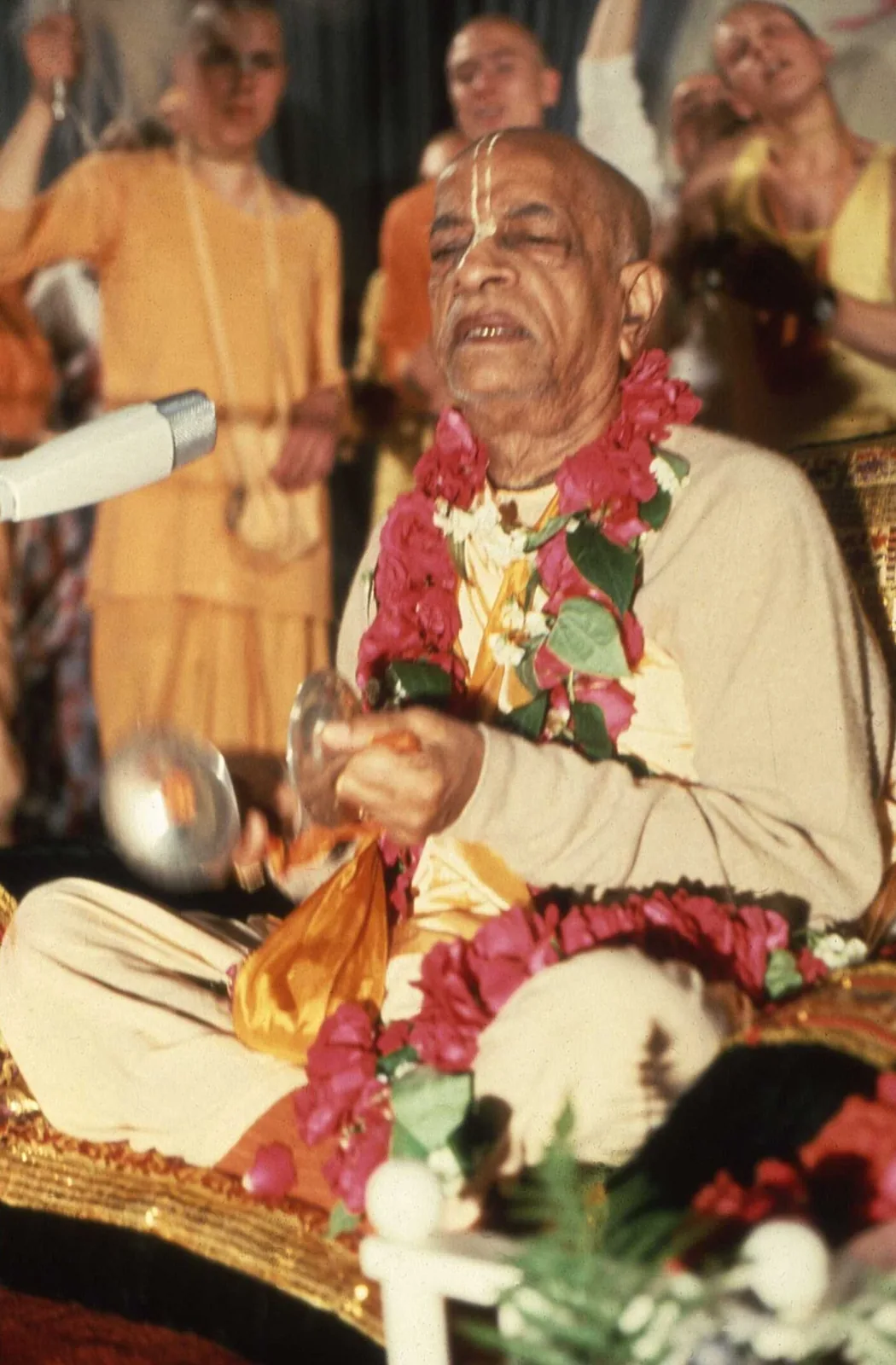 Birth of A. C. Bhaktivedanta Swami Prabhupada: Depiction of A. C. Bhaktivedanta Swami Prabhupada associated with Birth of A. C. Bhaktivedanta Swami Prabhupada.