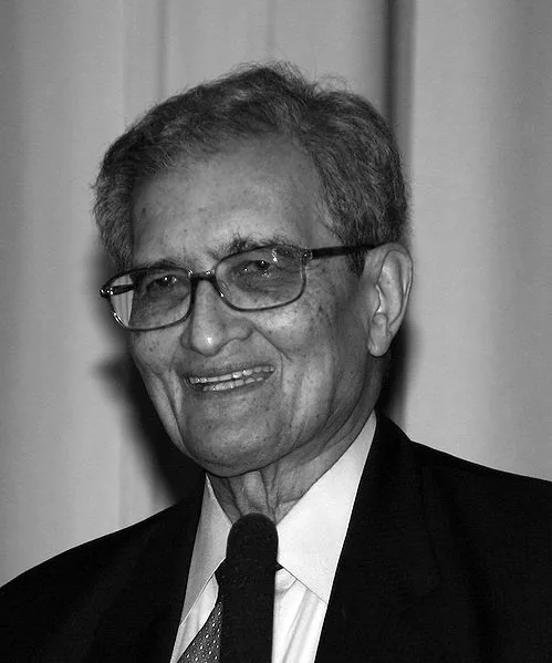 Birth of Amartya Sen: Depiction of Amartya Sen associated with Birth of Amartya Sen.