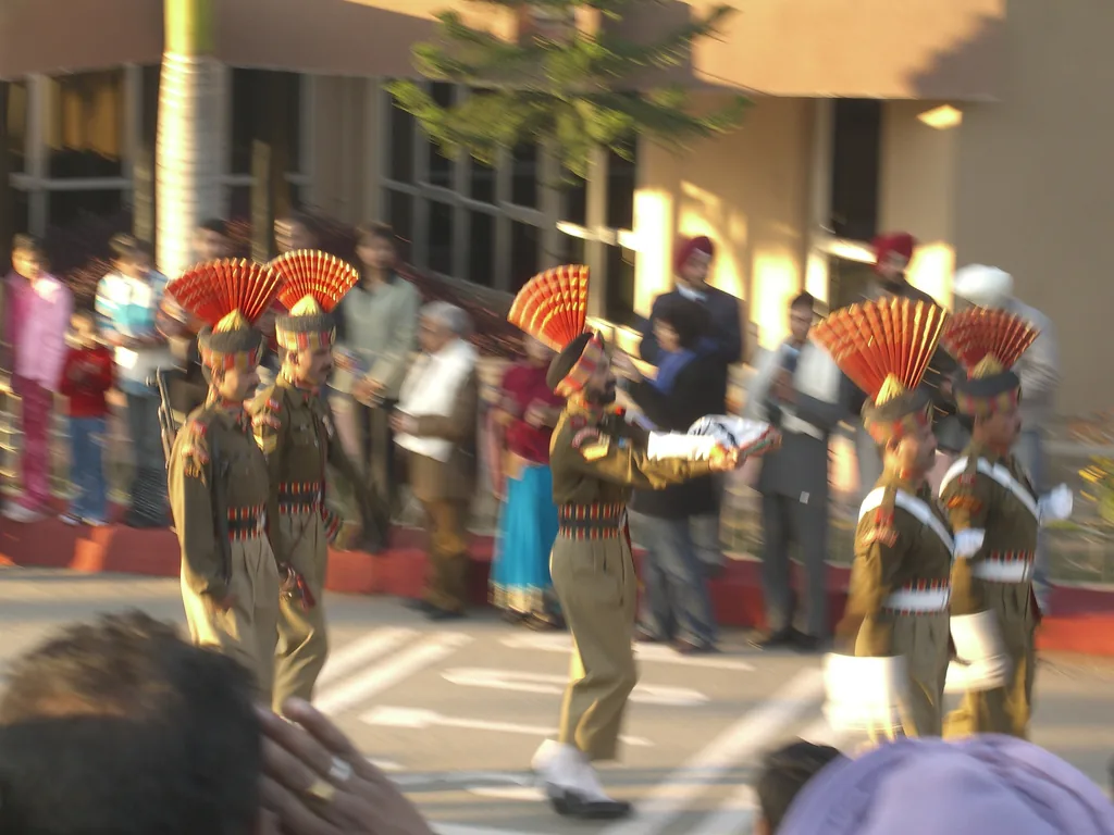 The Border Security Force is established in India as a special force to guard the borders: The Border Security Force is established in India as a special force to guard the borders — verified Wikimedia Commons asset.