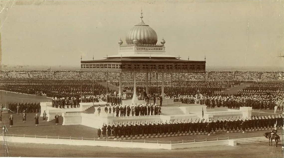George V of the United Kingdom and Mary of Teck are crowned as Emperor of India and Empress…: George V of the United Kingdom and Mary of Teck are crowned as Emperor of India and Empress… — verified Wikimedia Commons asset.